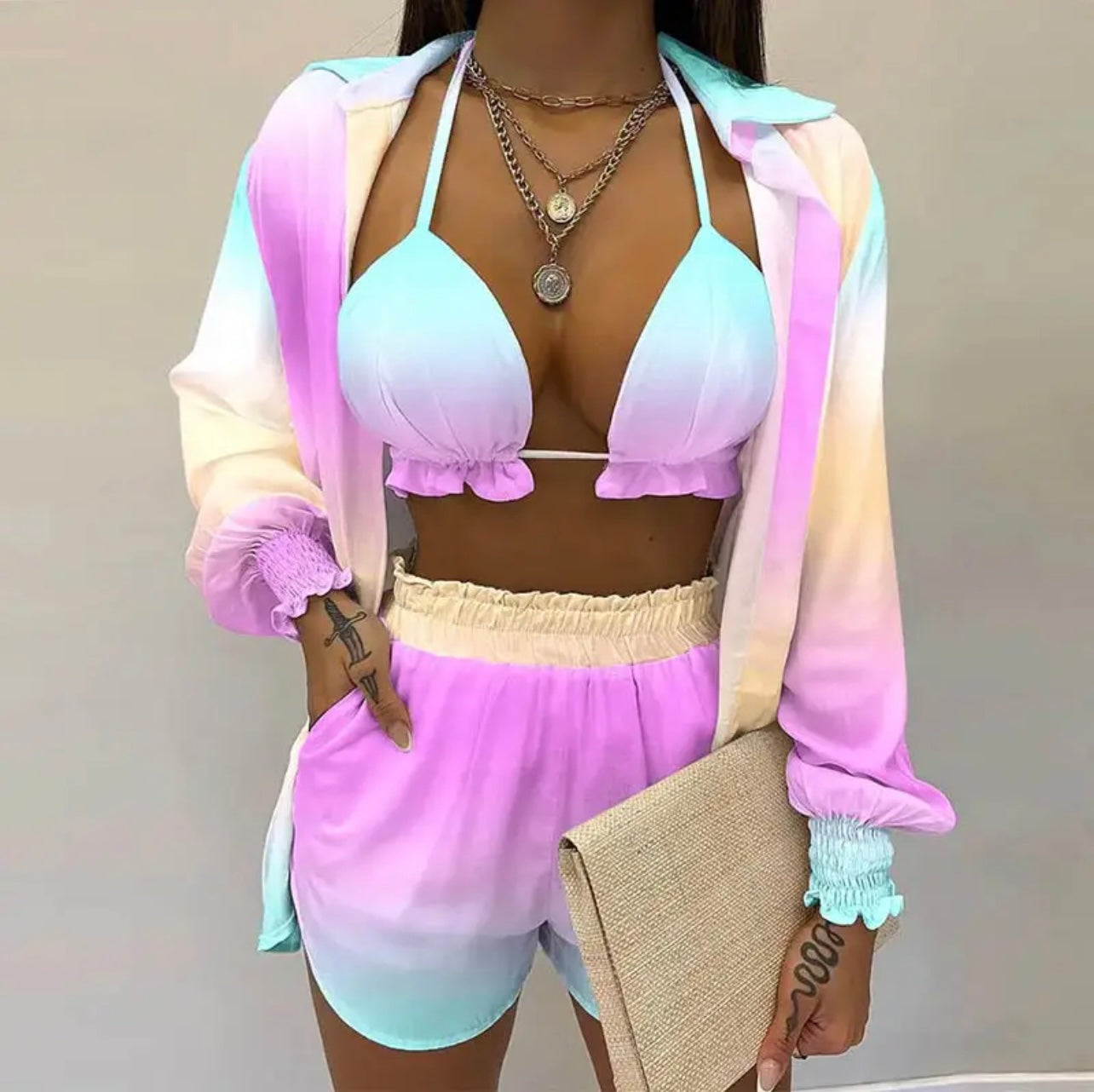 3 Piece Beach Wear