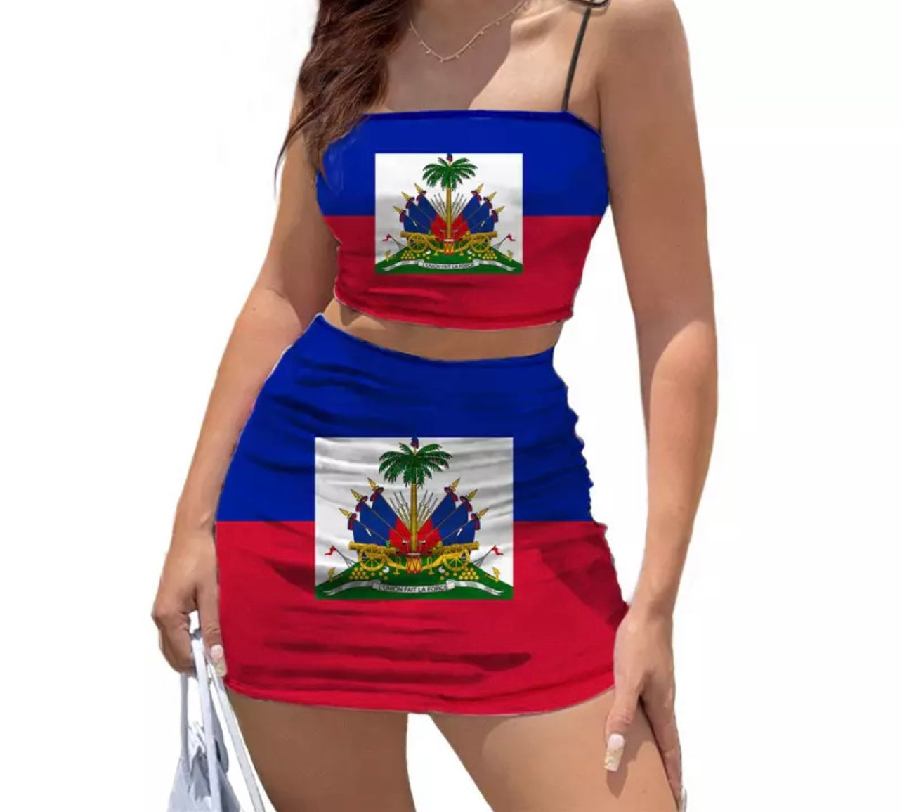 Haitian 2 Piece Skirt Set