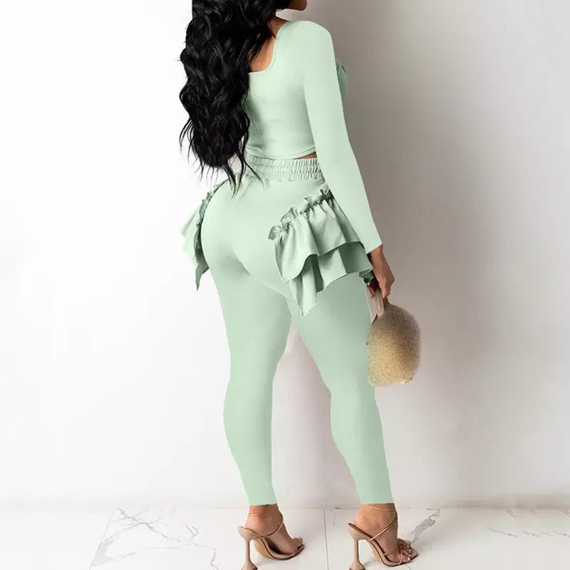 Ruffle Pants Set