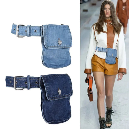 1 Pocket Denim Belt