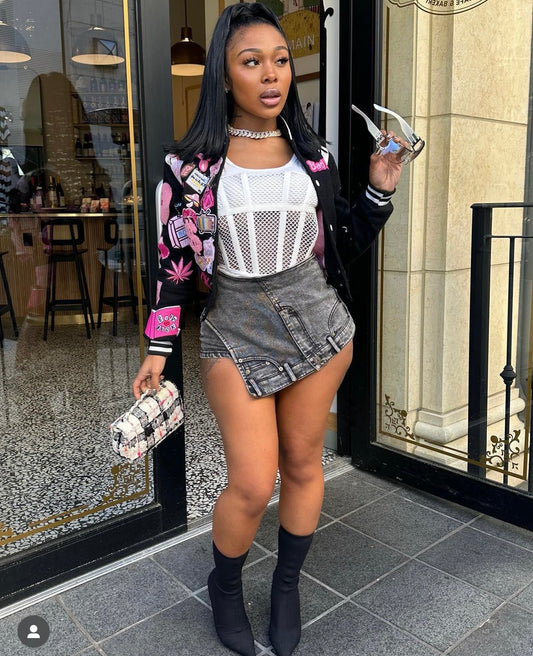 Denim Flipped Shorts