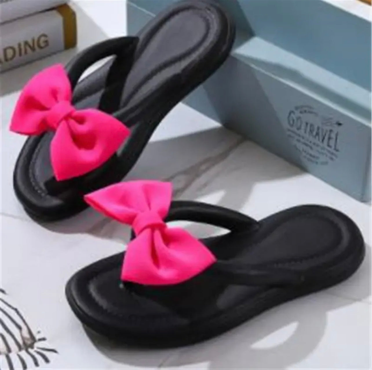3D Bow Flip Flops