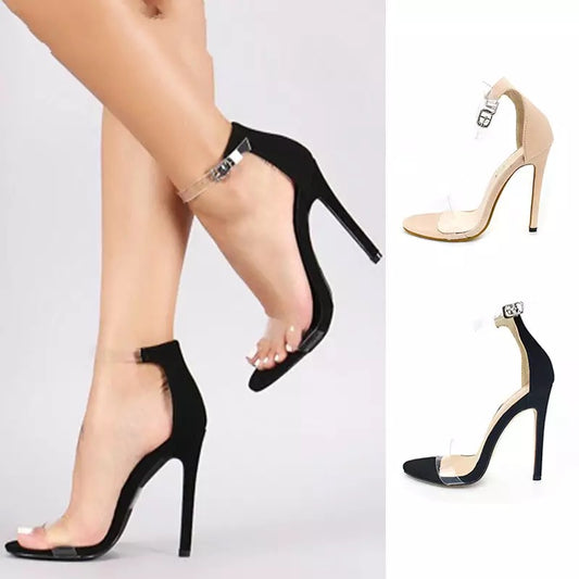 Clear Strap Heel