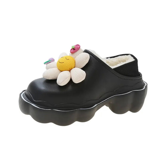 Fashionable 3D Flower Slipper
