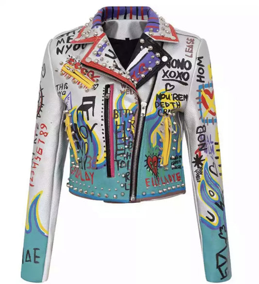 Green Mint flame Jacket