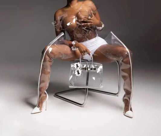 Clear Sexy Boots