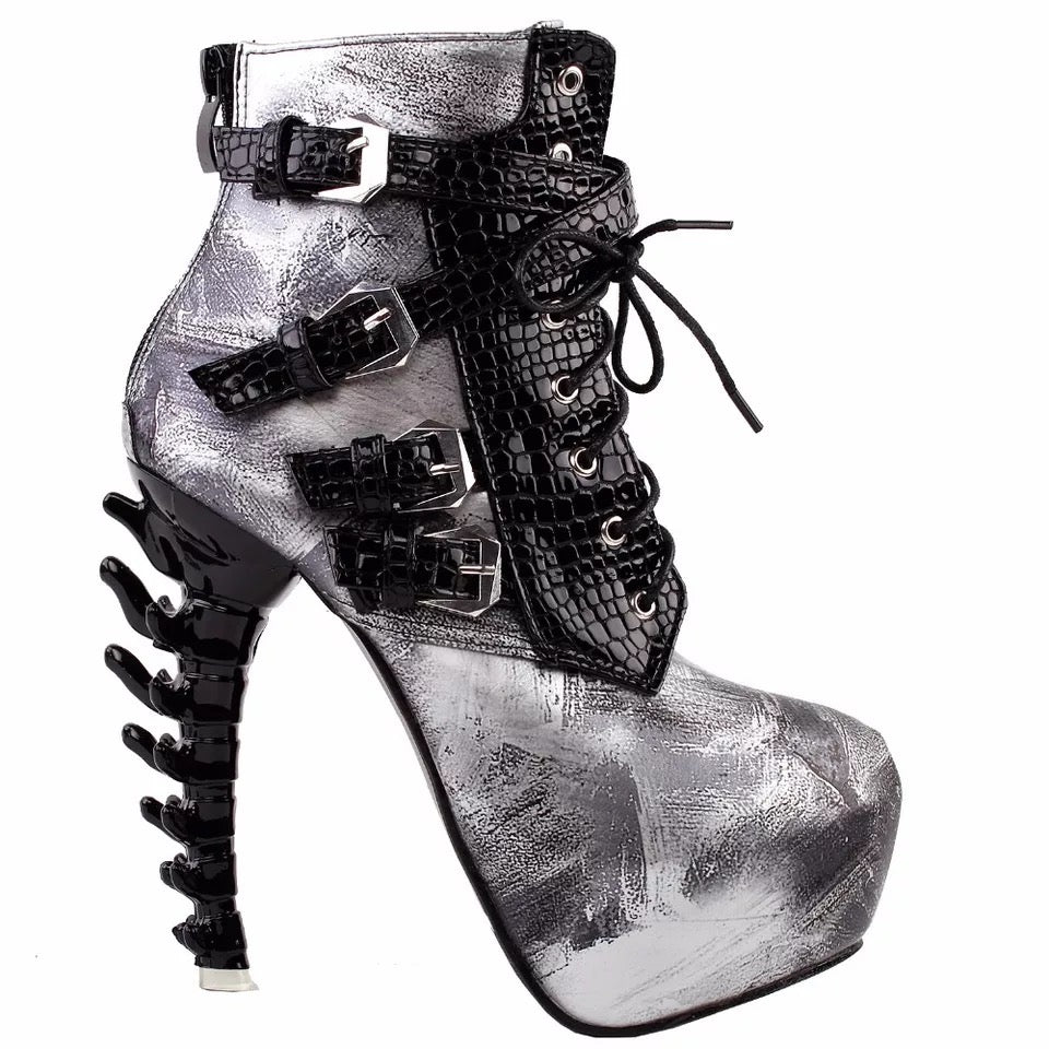 Snake Print Dragon Heels