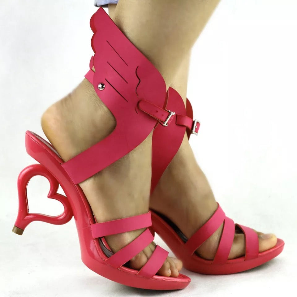 Wing and Heart Heels