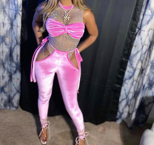 Pink Jump Suite