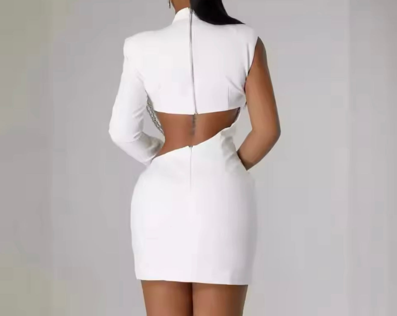 Cross Over Beaded Dress