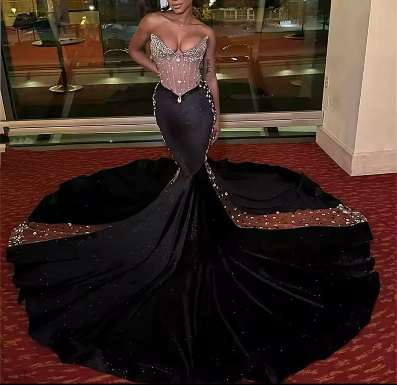 Lay Out Prom Dress