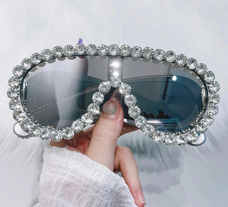 Retro Raceway Diamond Sunglasses