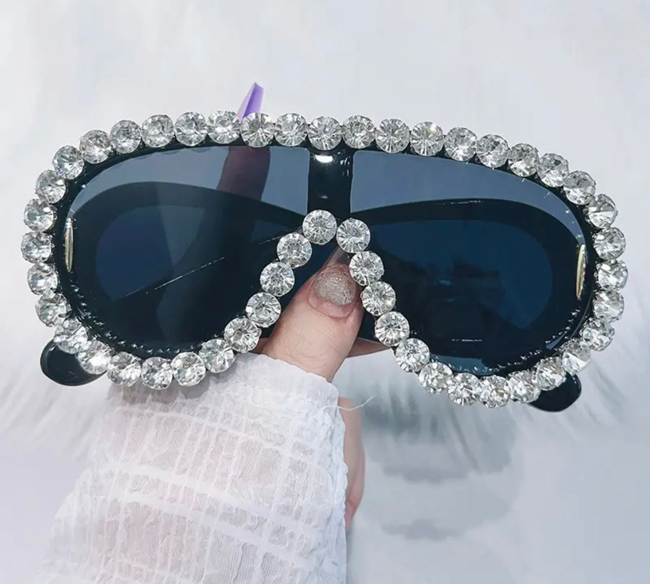 Retro Raceway Diamond Sunglasses
