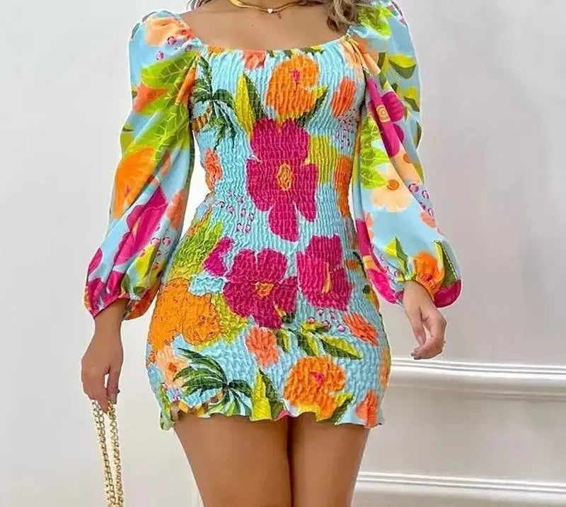 Bold Flowers Dress
