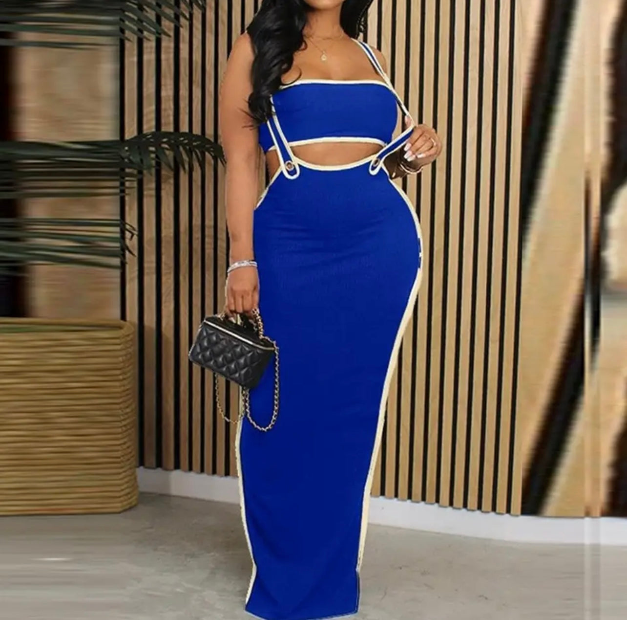 Button Down Maxi Skirt Set
