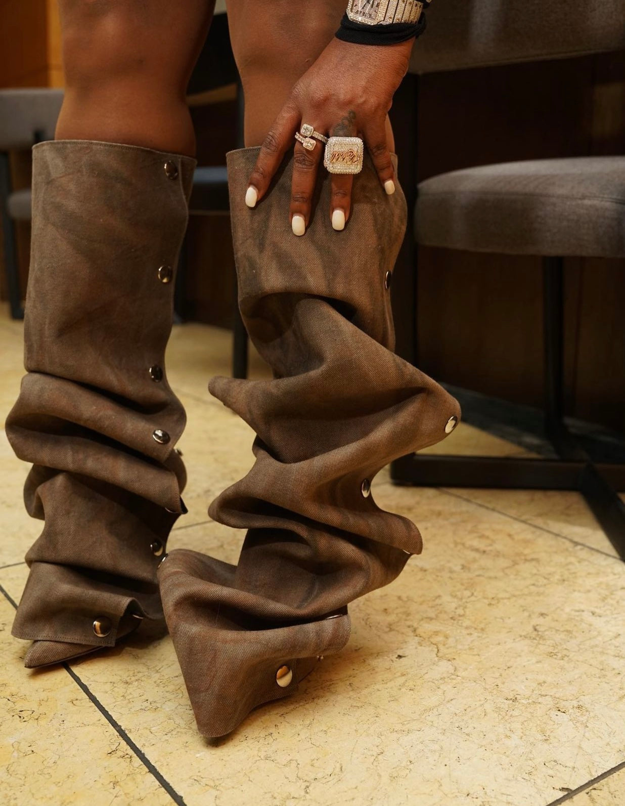 High Celebrity Model Boots