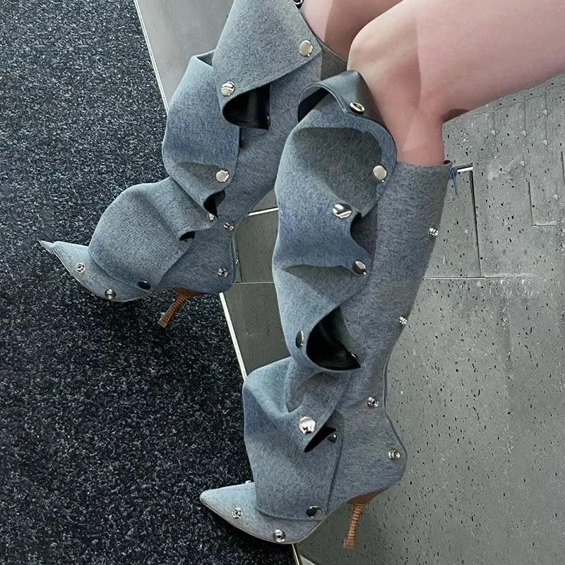 High Celebrity Model Boots