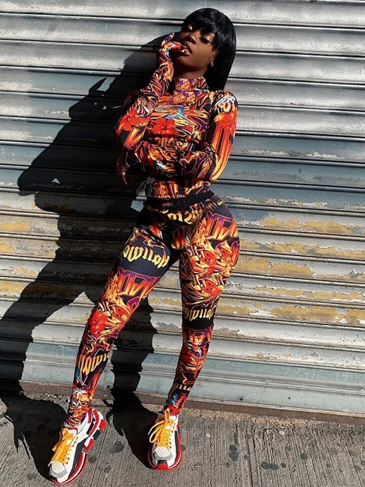 Flaming Glove Top