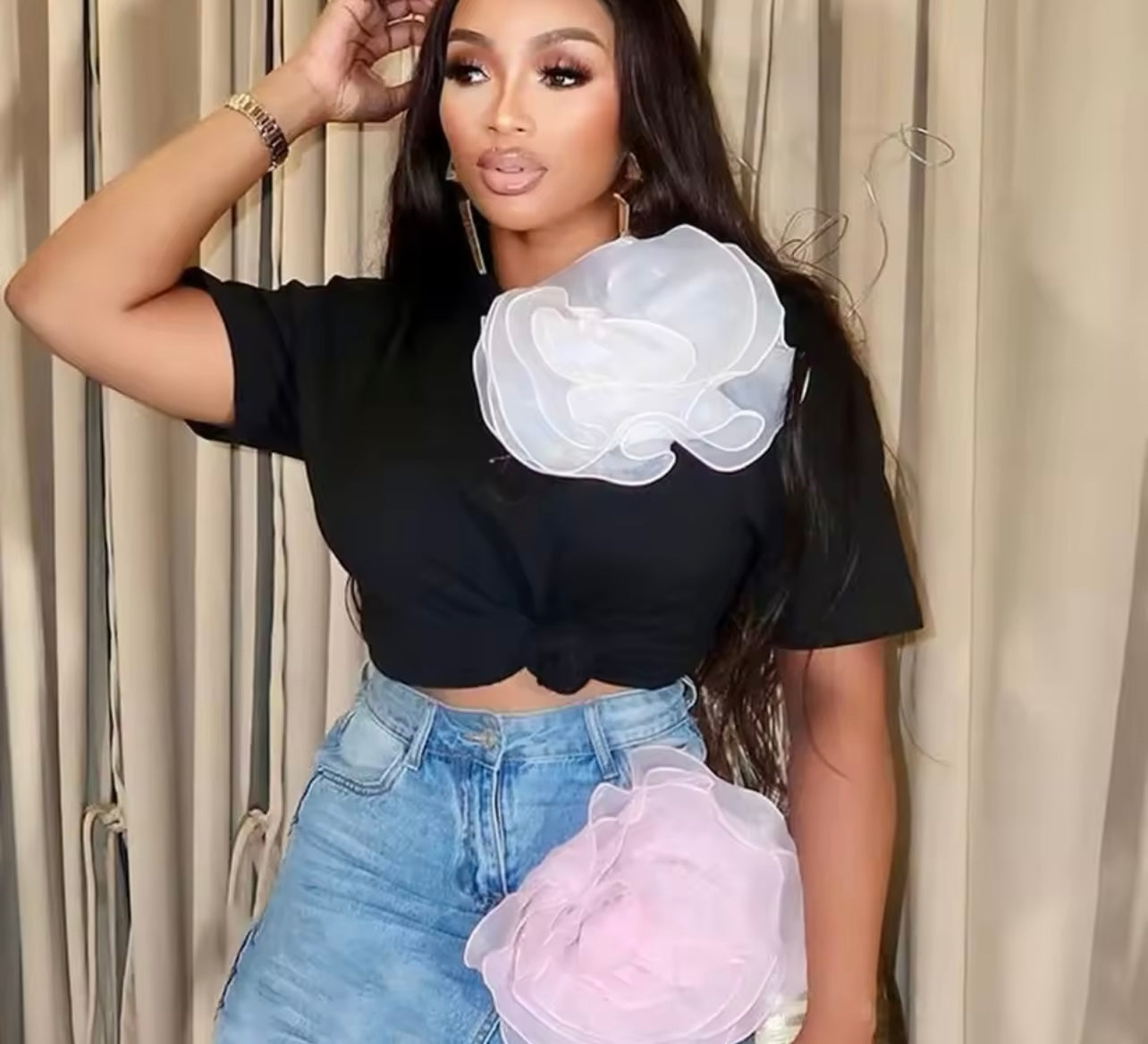 Puff Flower Top