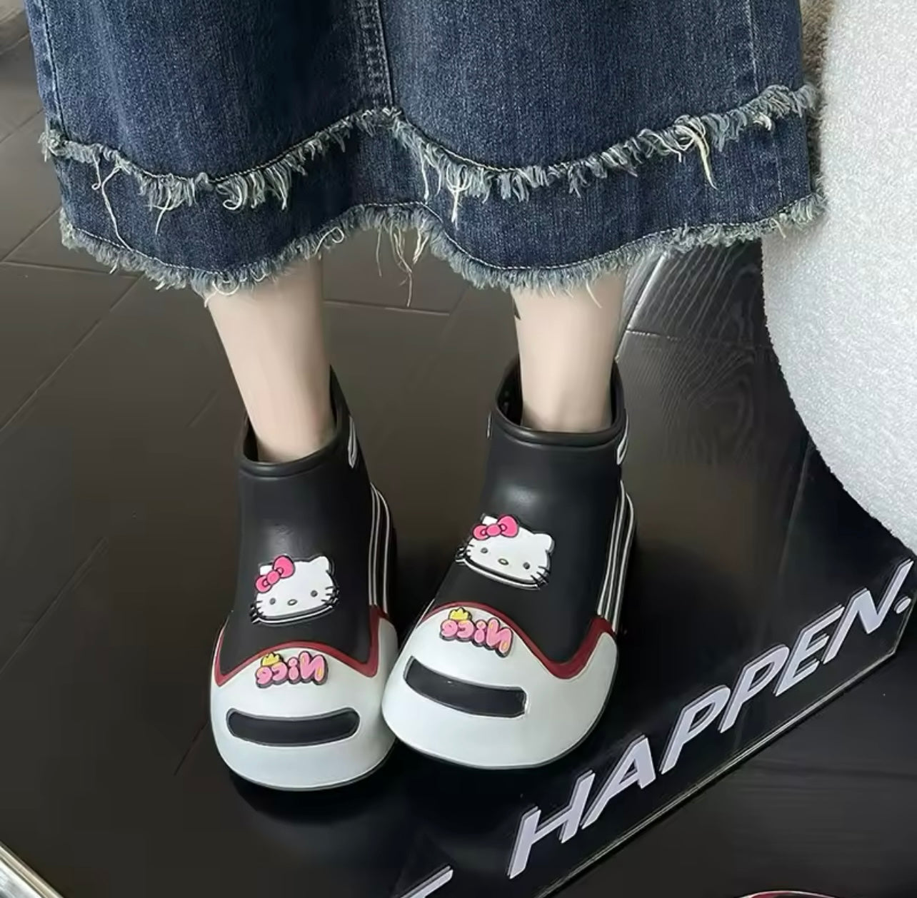 Hello Kitty Barbie Boots