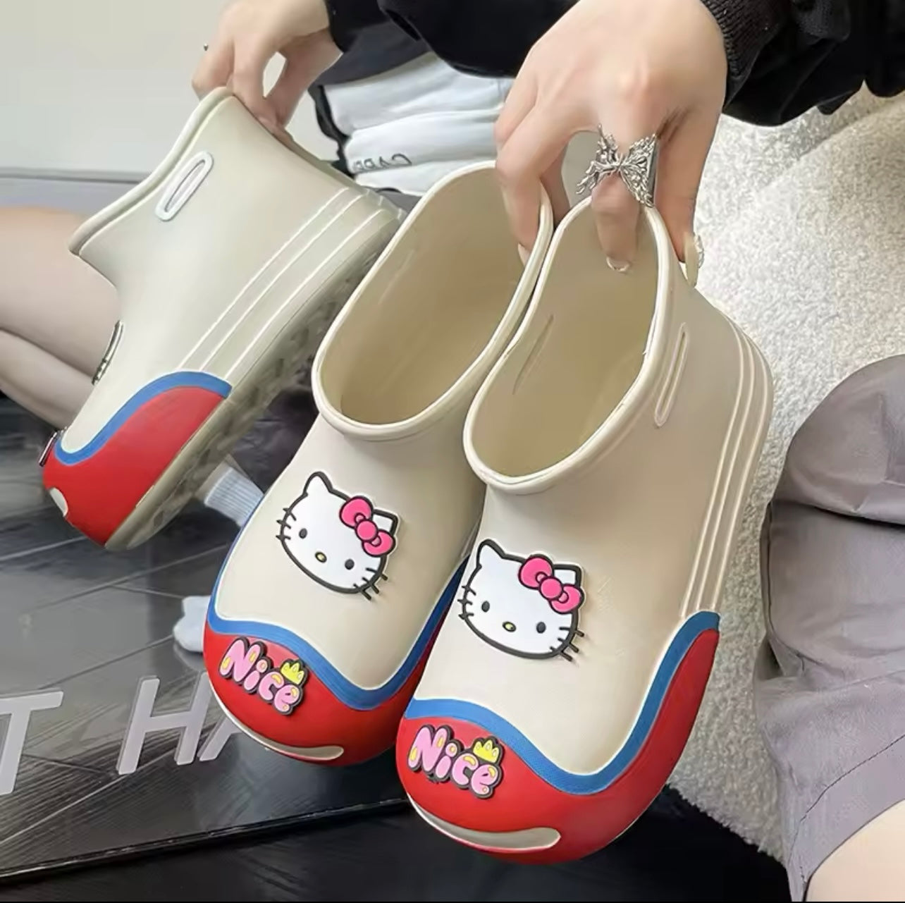 Hello Kitty Barbie Boots