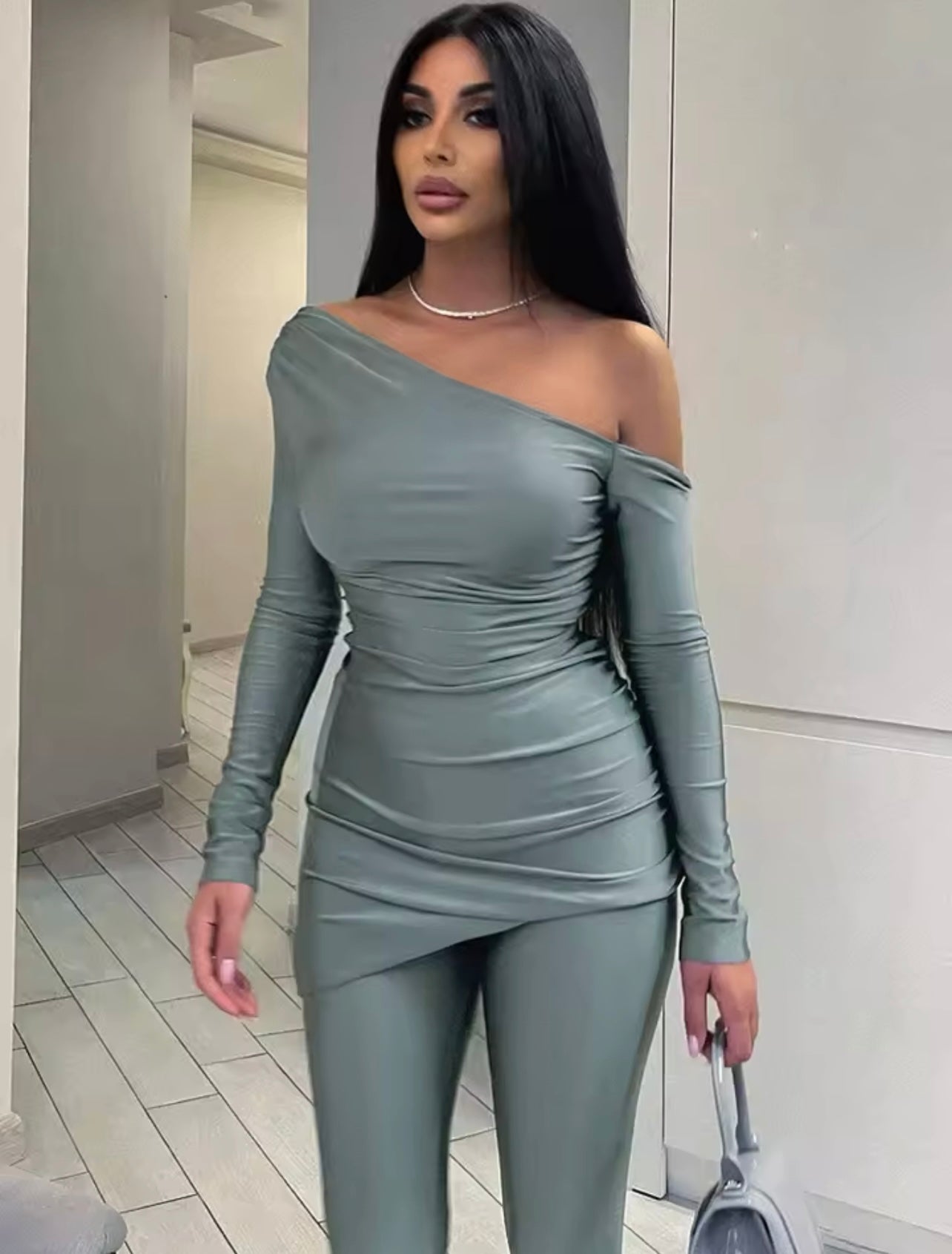Half Off Fitted Pants Set