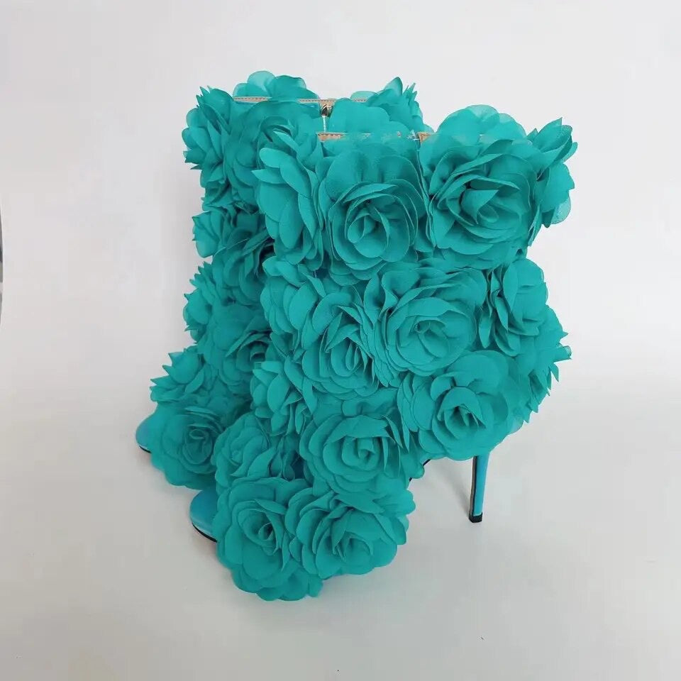 3D Rose Heels