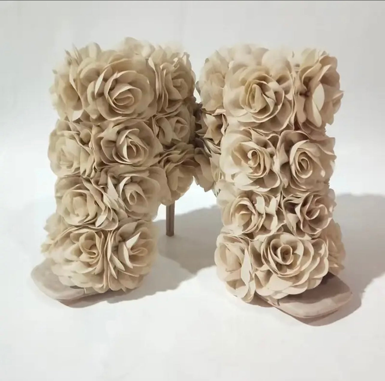 3D Rose Heels