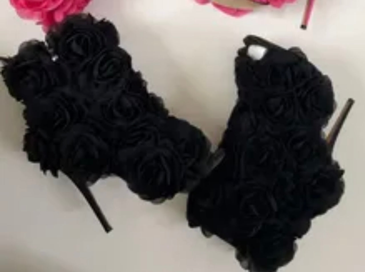 3D Rose Heels