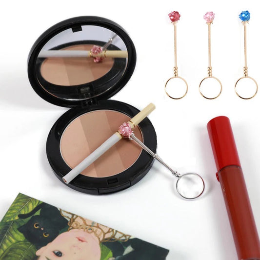 Exquisite Smoking Wand  (color rose) Hands Free