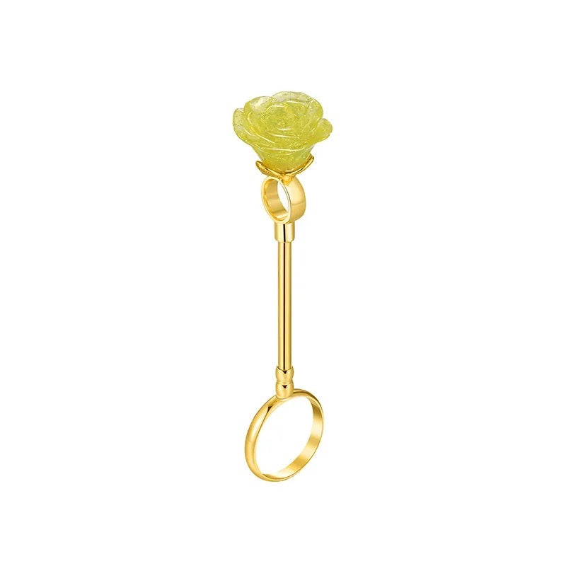 Exquisite smoking Wand (Big Rose ) Hands Free