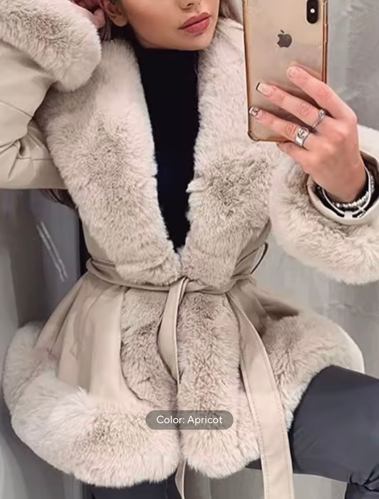 Puff Sleeve Winter Coat