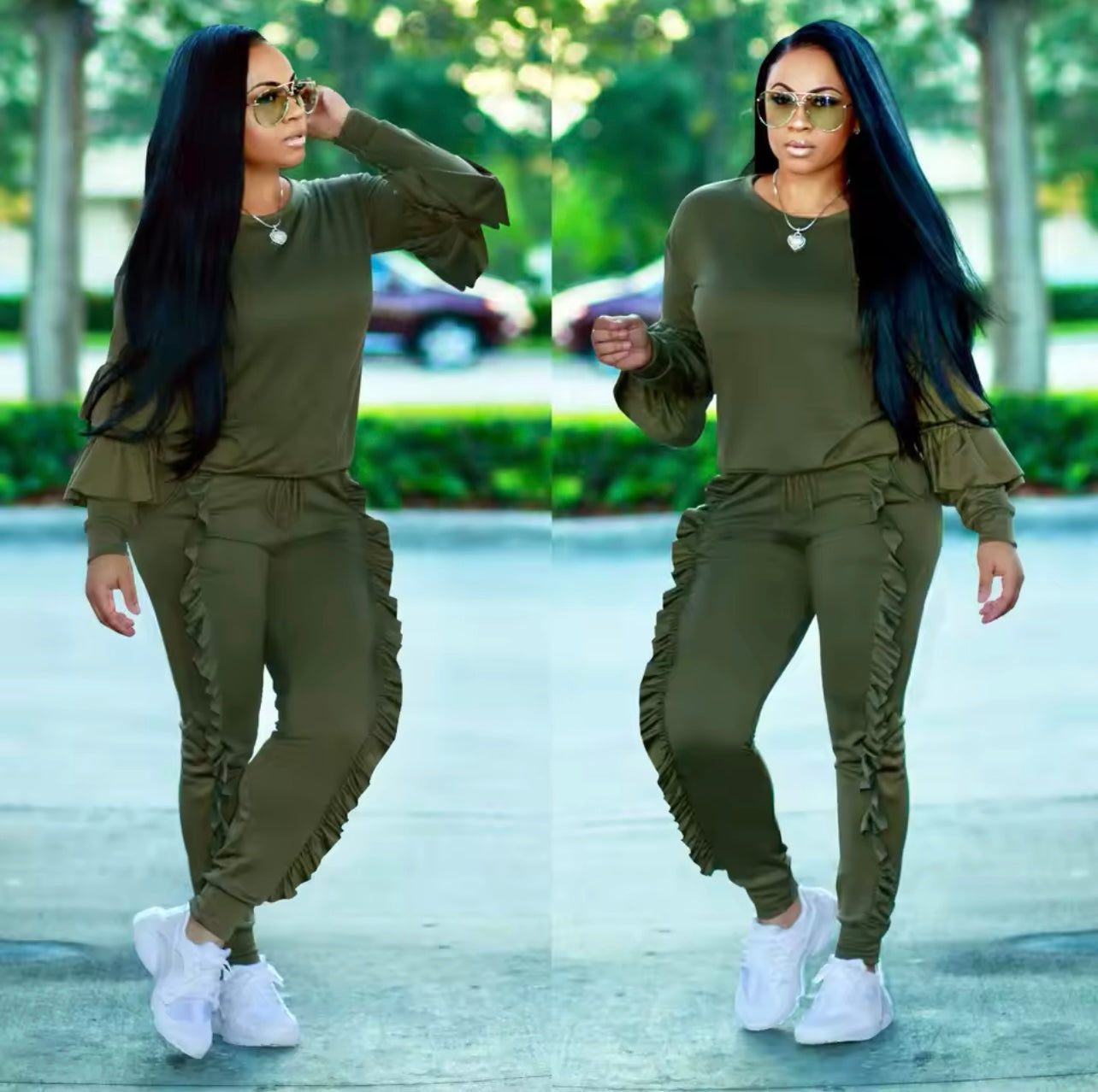 Ruffle Pants Set