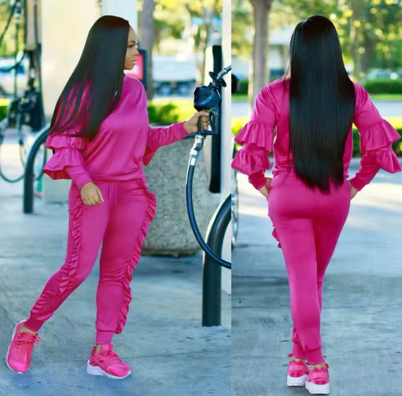 Ruffle Pants Set