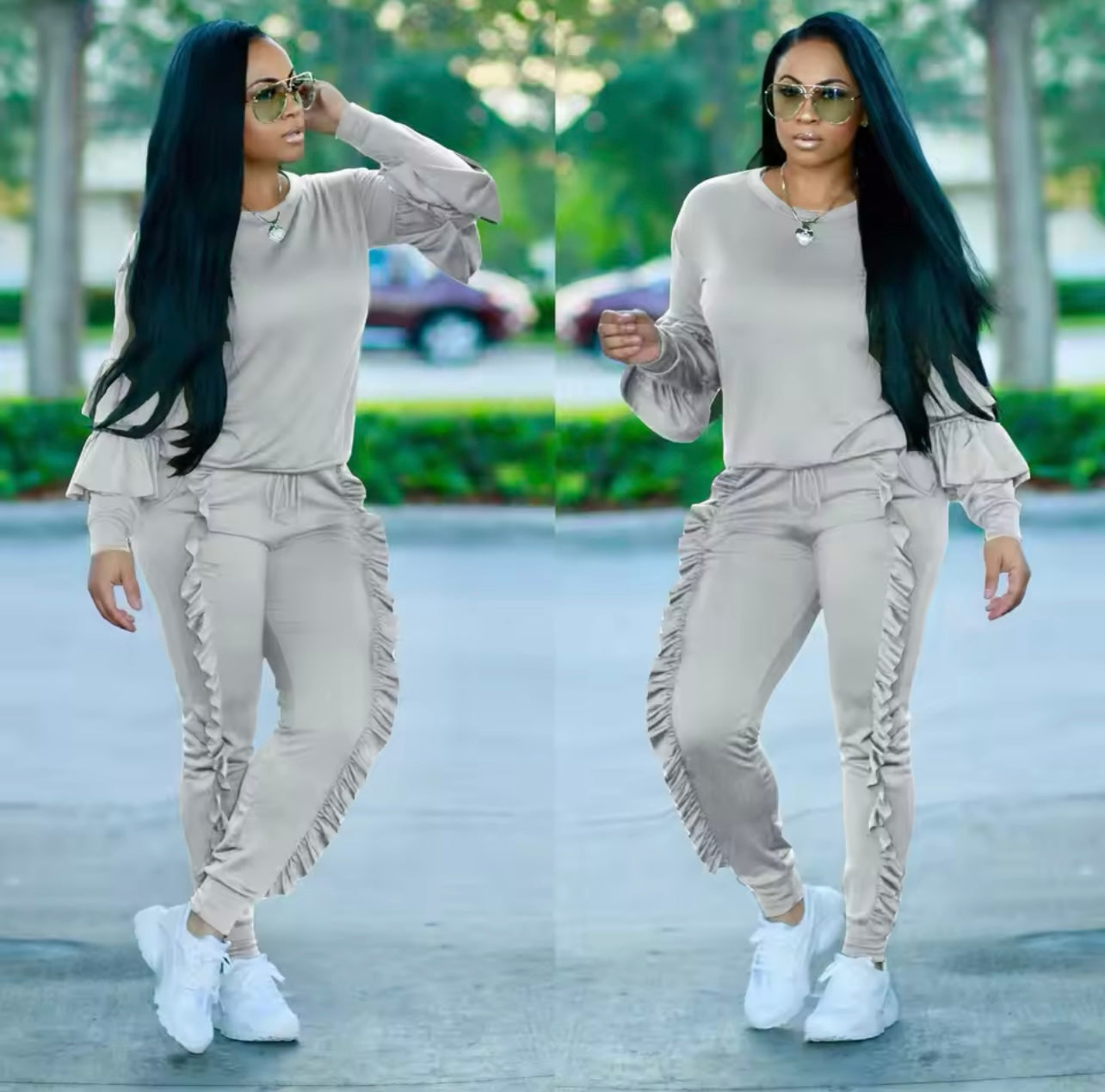 Ruffle Pants Set