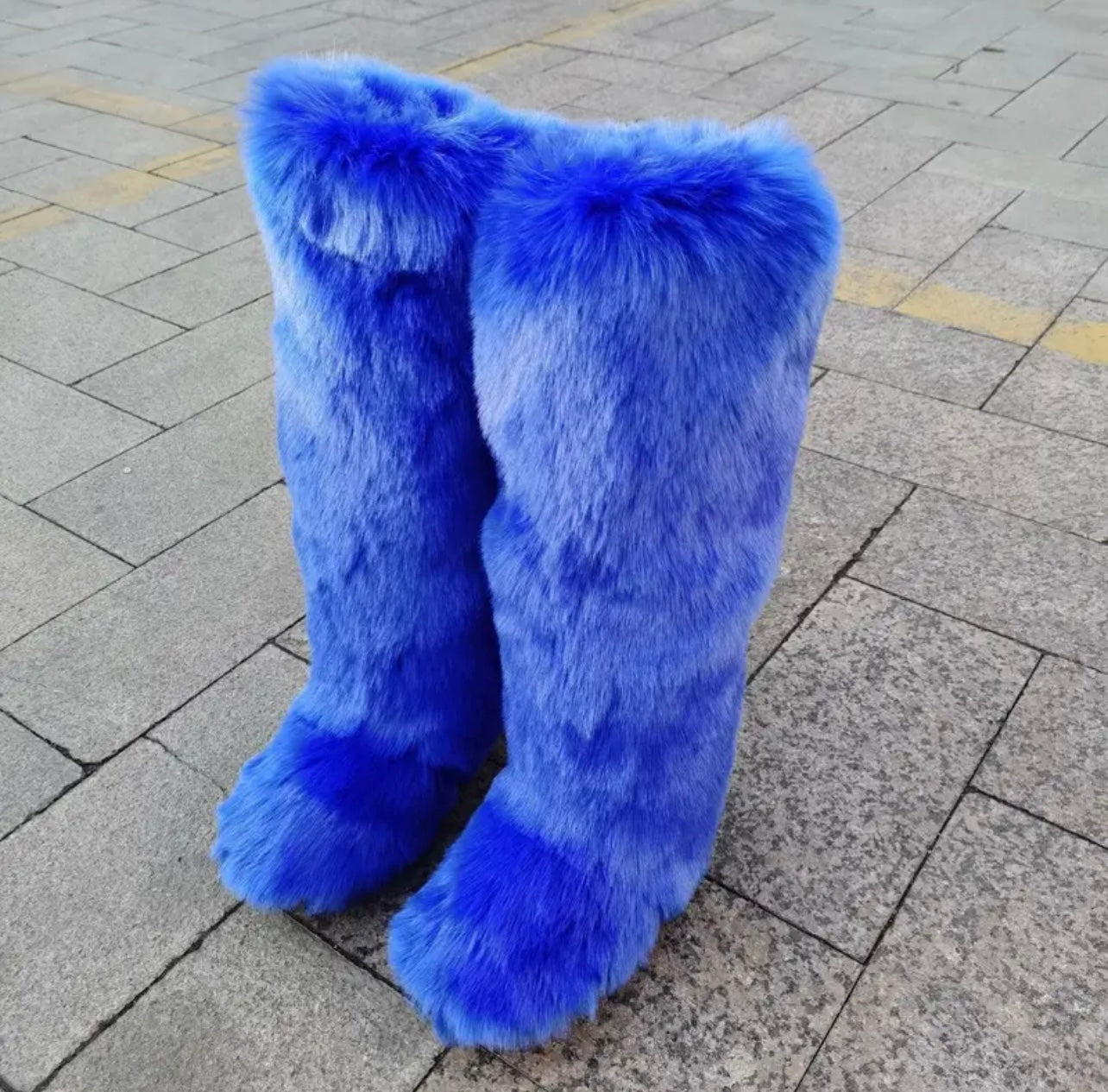 Long Winter Fur Boots