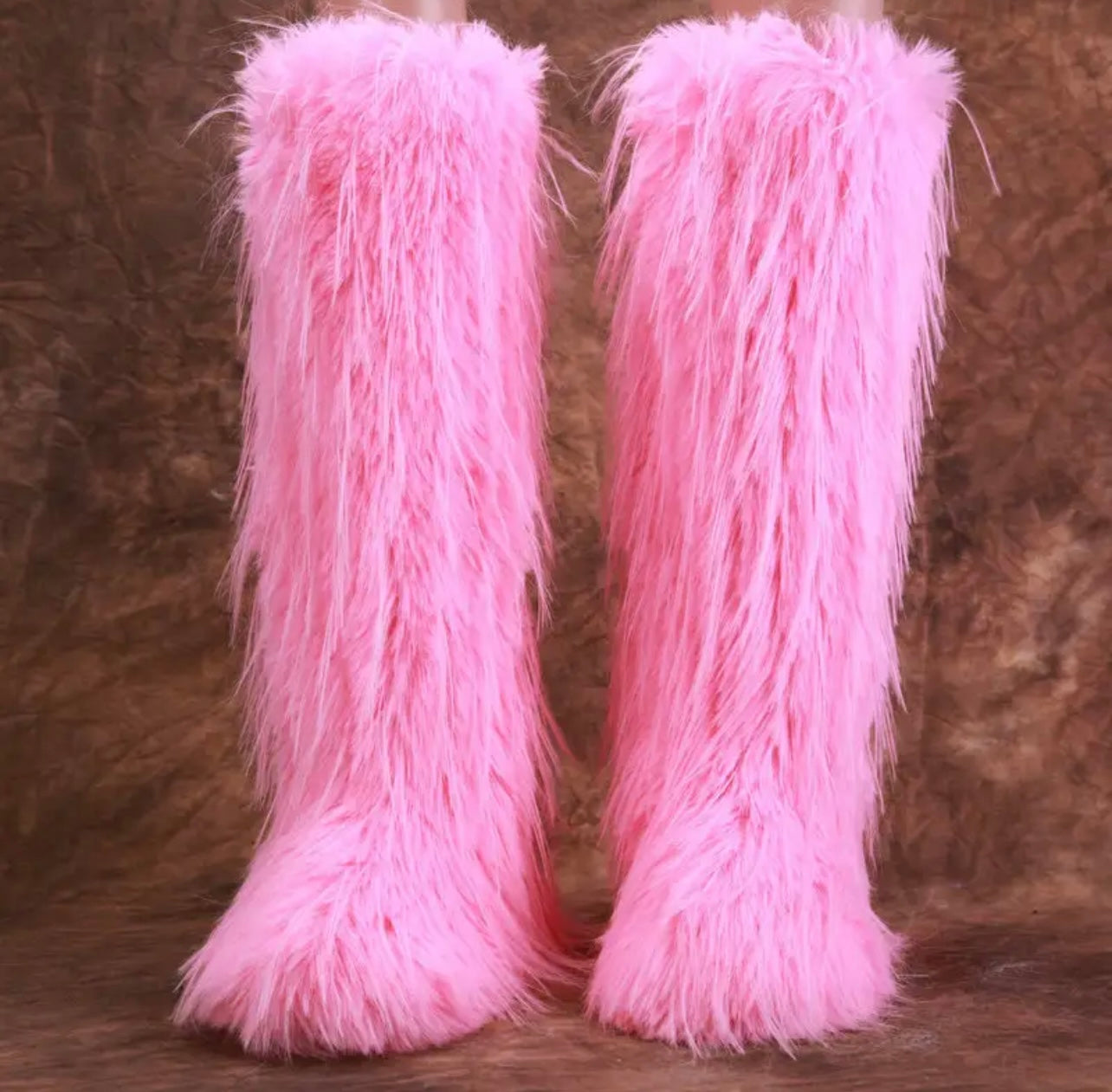 Long Winter Fur Boots
