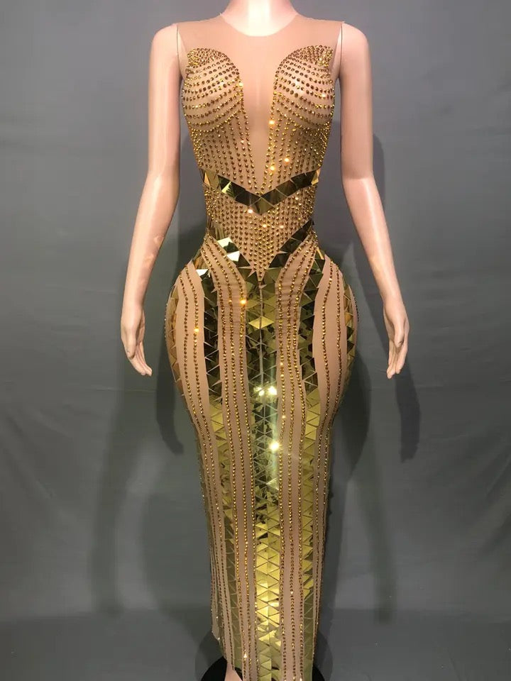 Long Transparent evening Dress