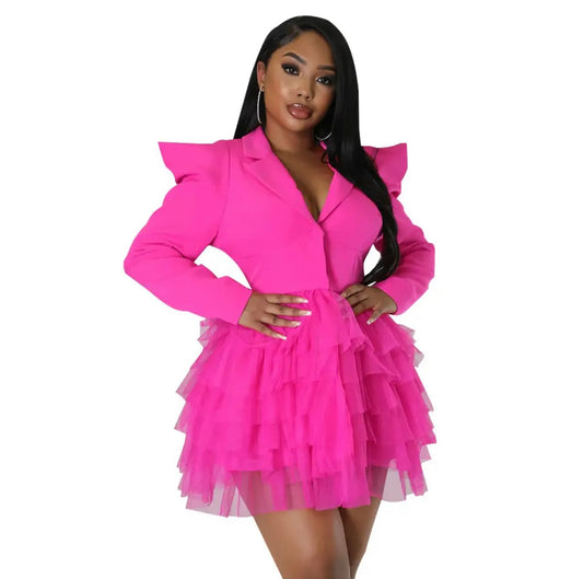 Baby Doll Ruffle Dress