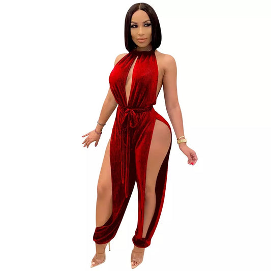 Sexy Legs Cut Out Jumpsuit