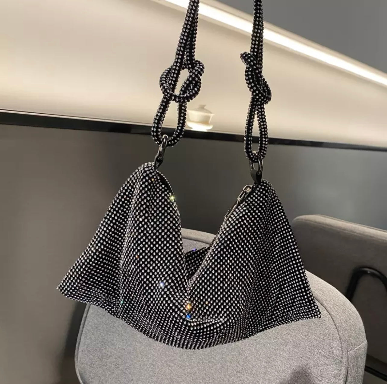 Rhinestone Rope Bag