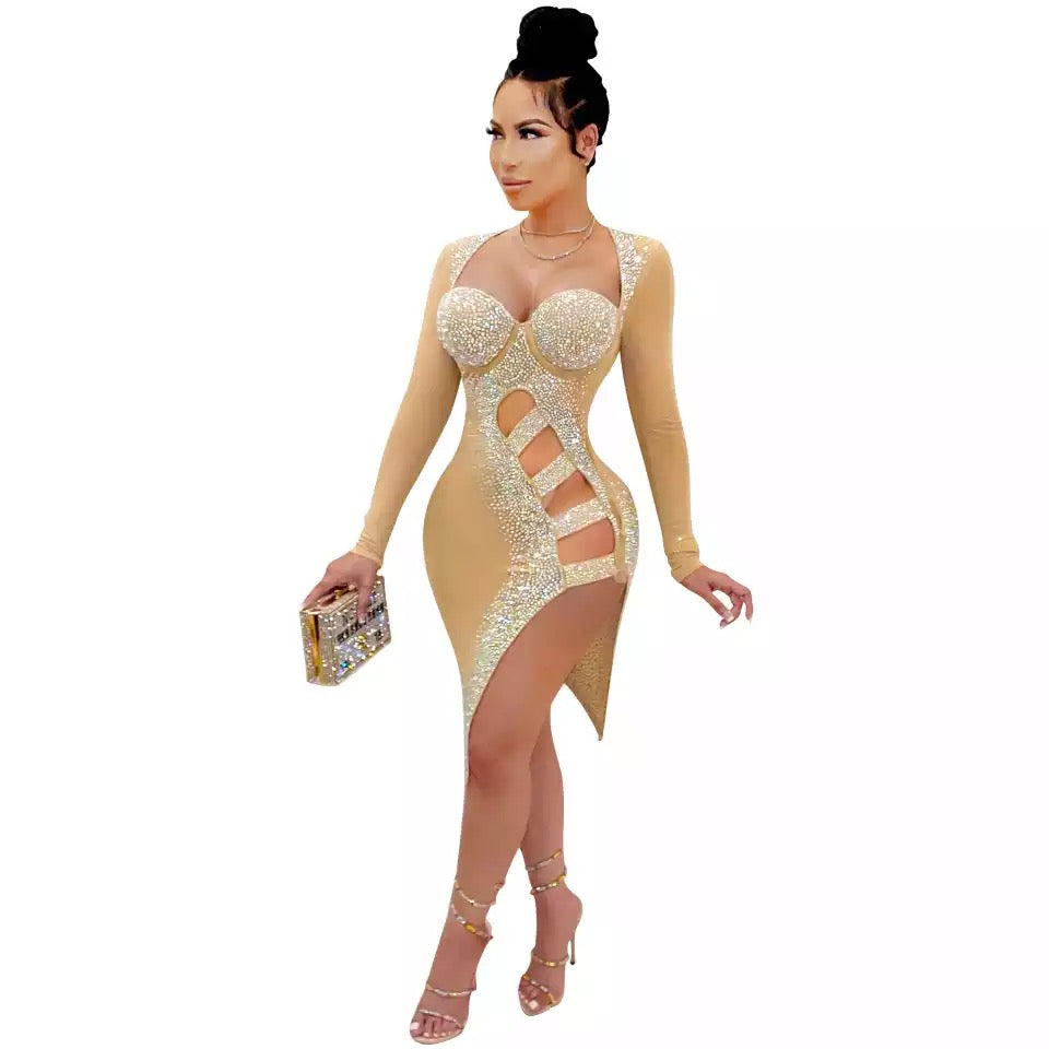 Sexy Side Cut Out Dress