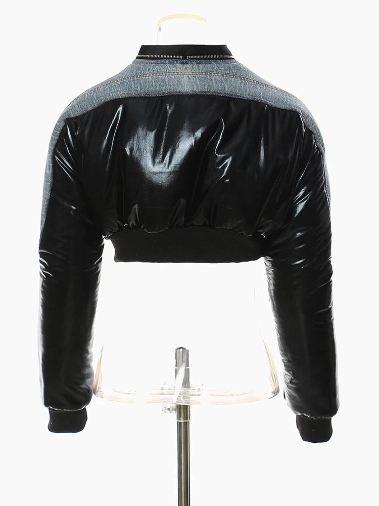 Denim Puff Jacket