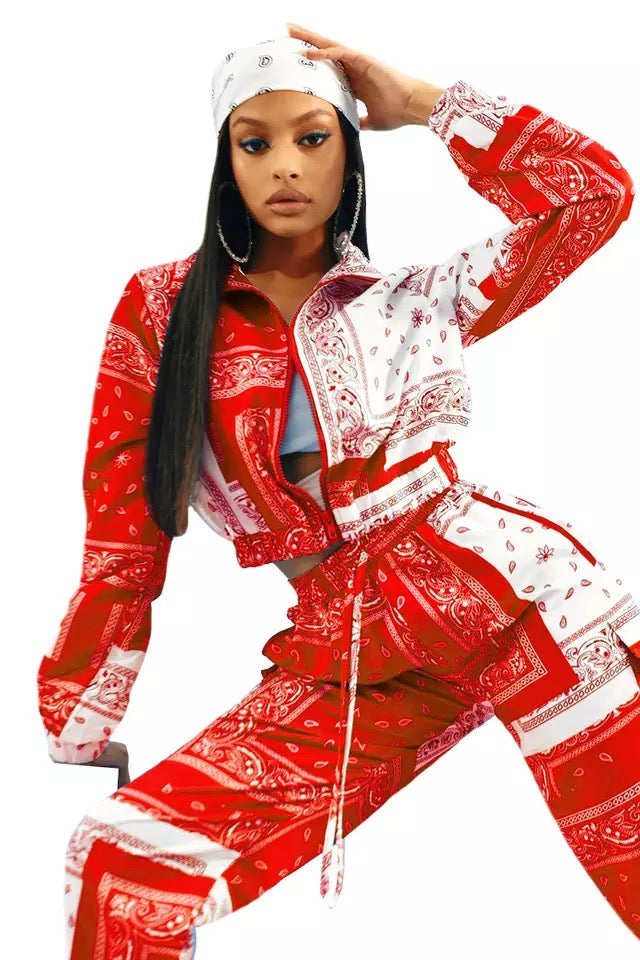 Bandanna Pants Set