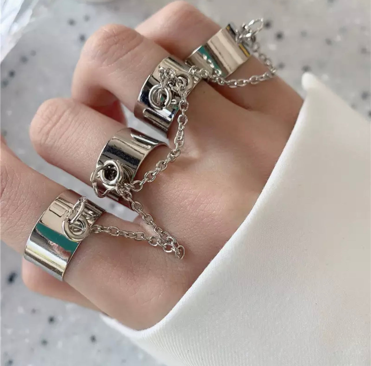 Gothic Ring Bracelet