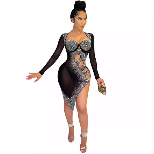 Sexy Side Cut Out Dress