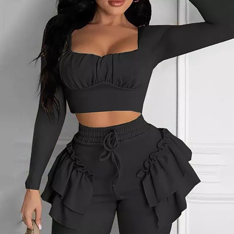 Ruffle Pants Set