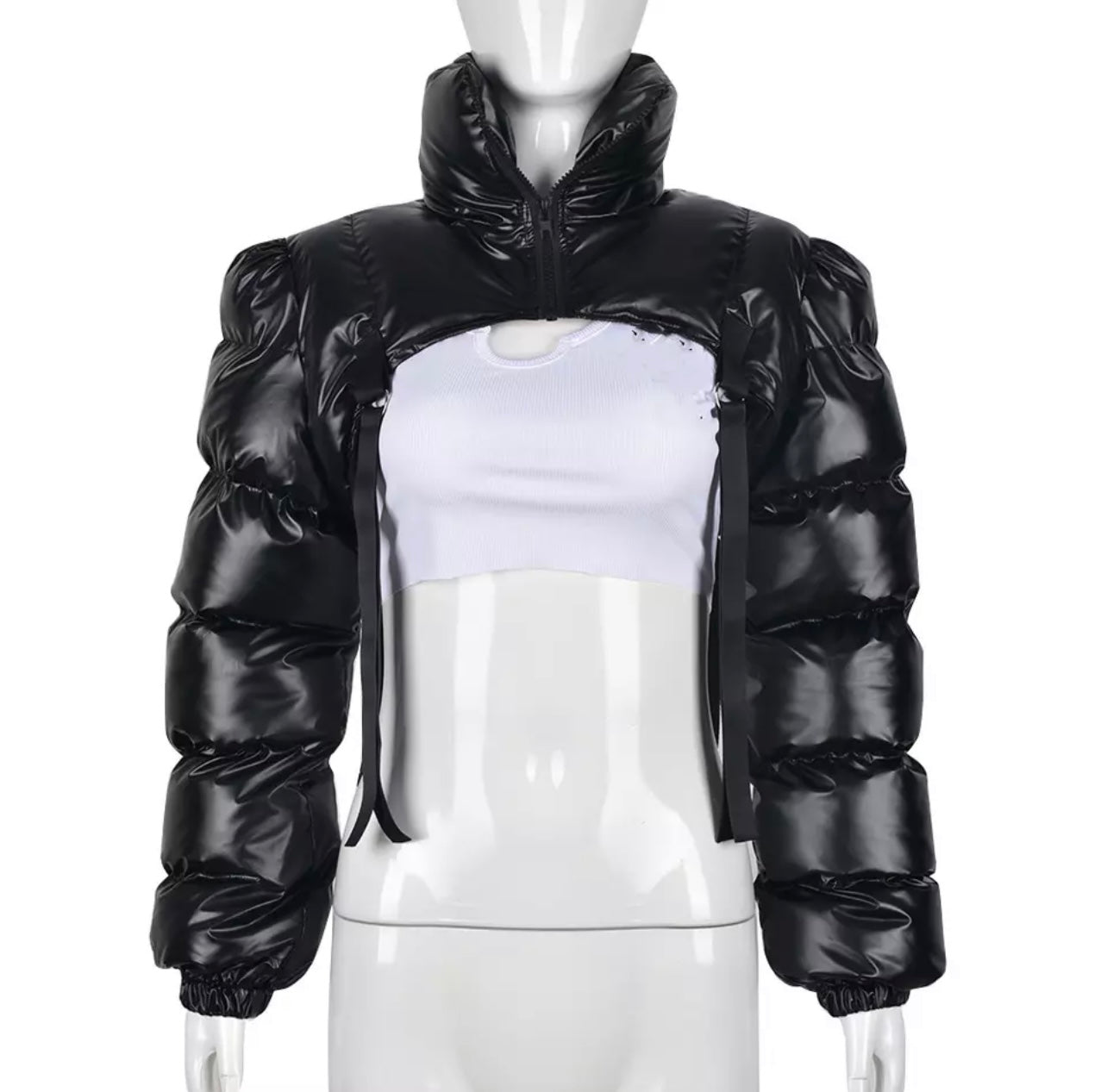 Cut-Out Bubble Jacket