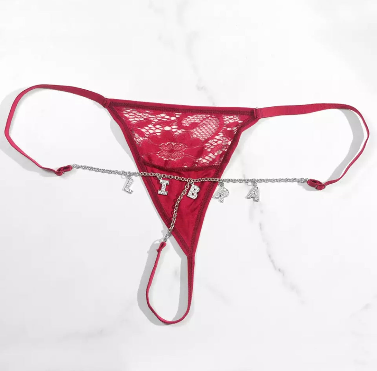 Zodiac Sign  Body Chain Thong