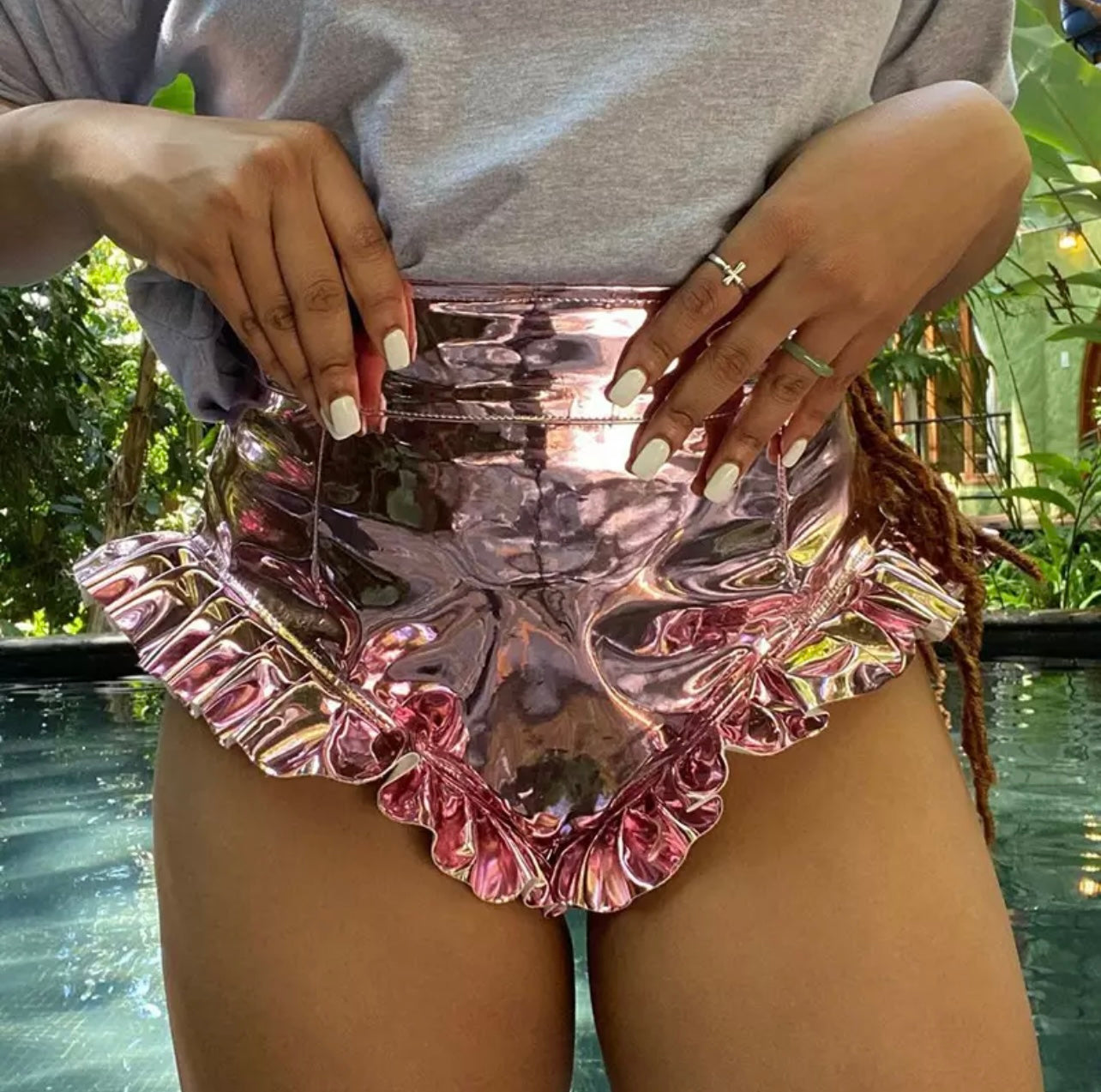 Metallic Shorts